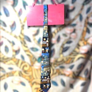 Vintage Peanuts Snoopy and Friends Mortgage Sweet Mortgage Silk Tie 4" x 56"